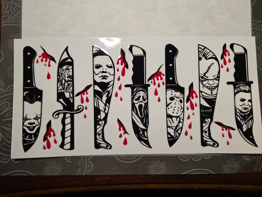 #60 Slasher Knifes Decal