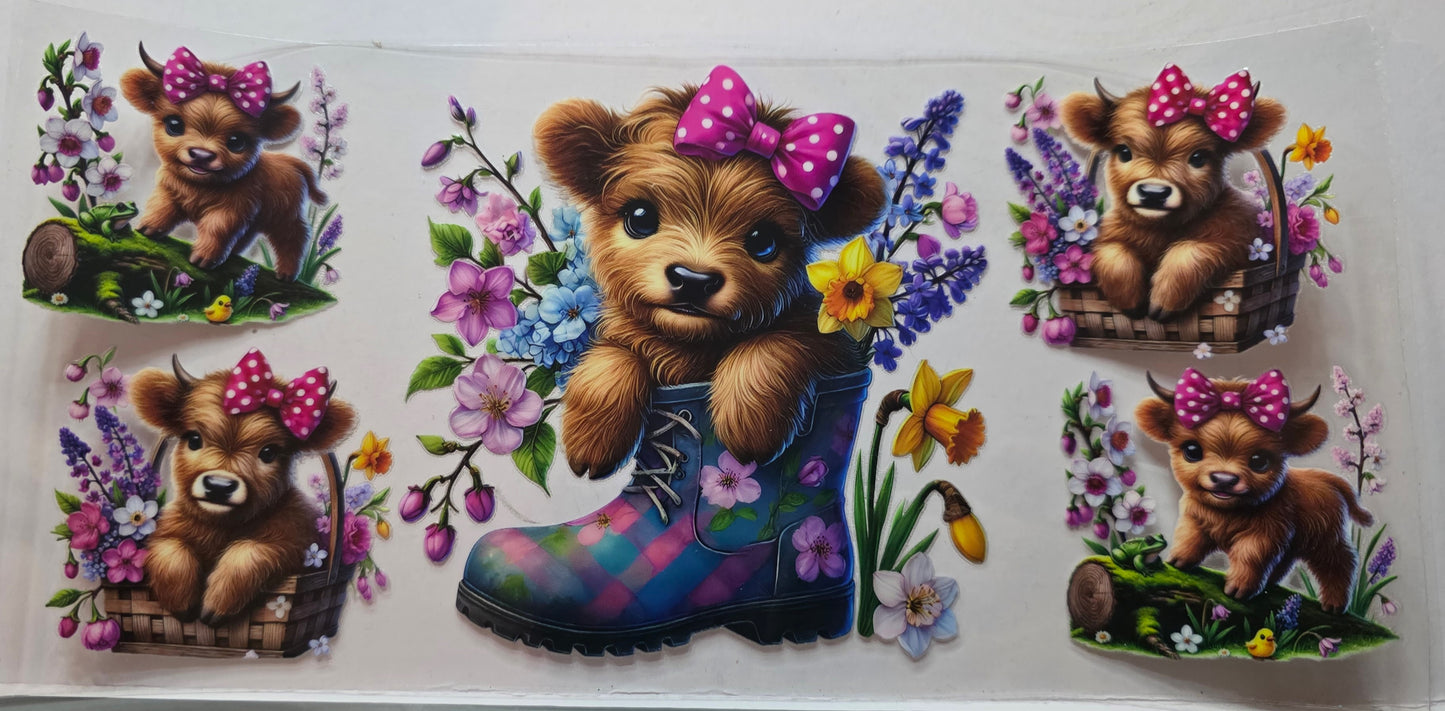 #41 Boot Flower Cow