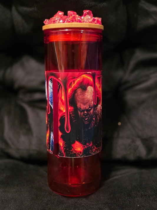 Horror Blood Drip 20oz Glass Skinny