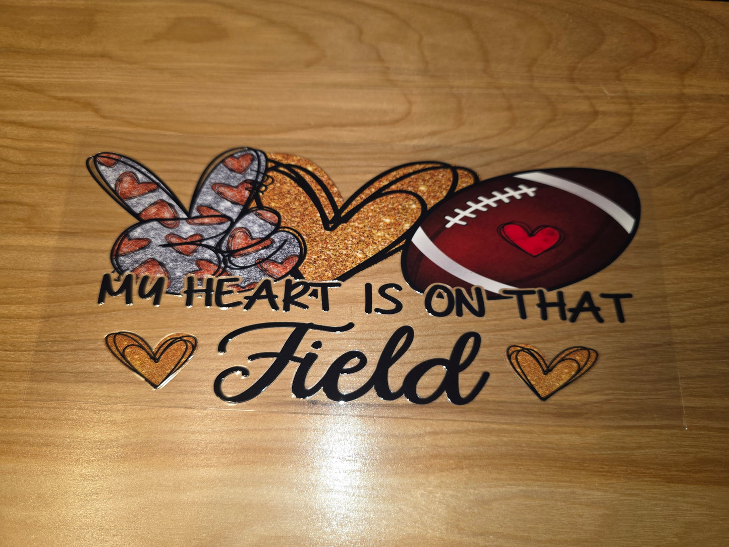 #32 Heart on the field football