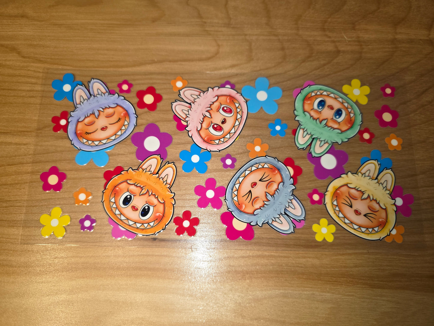 #23 La Monsters colorful flowers