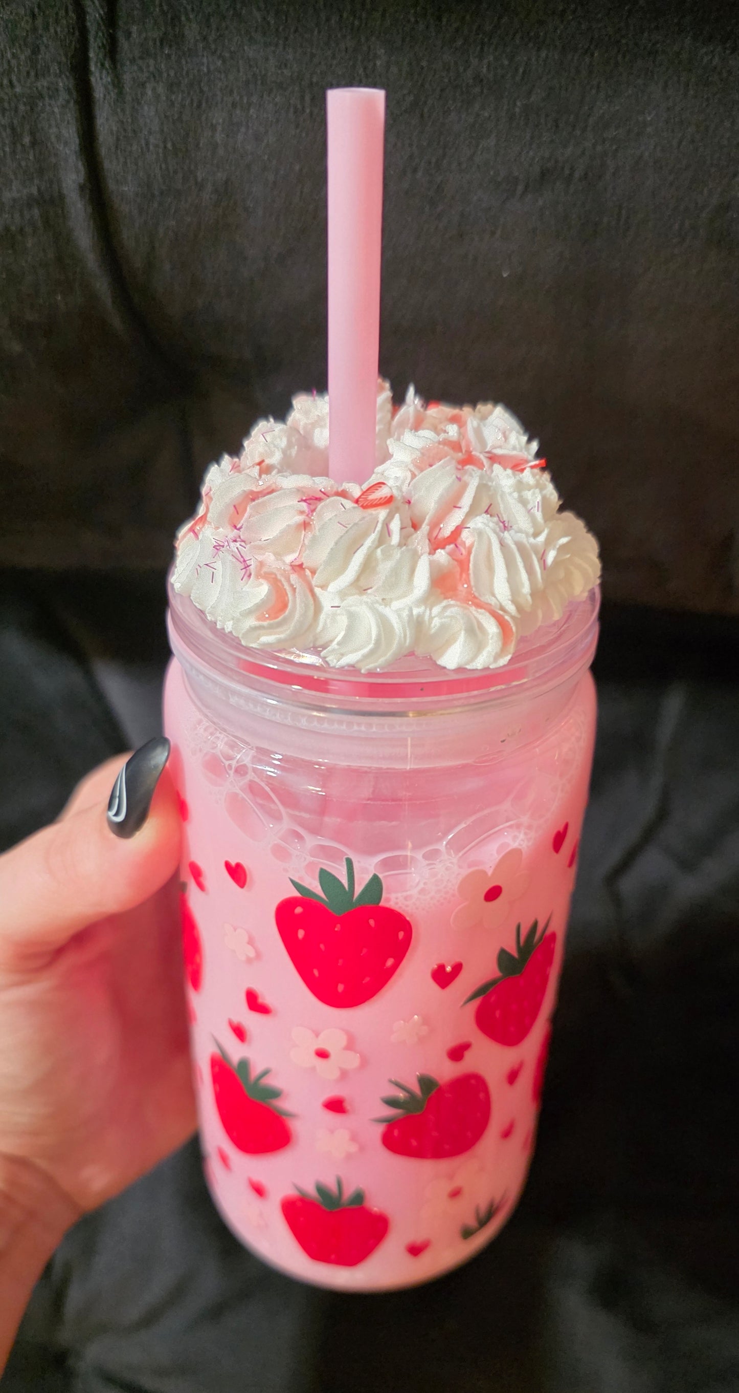 strawberry milkshake tumbler