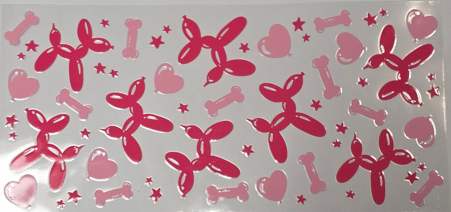 #9 pink balloon dogs