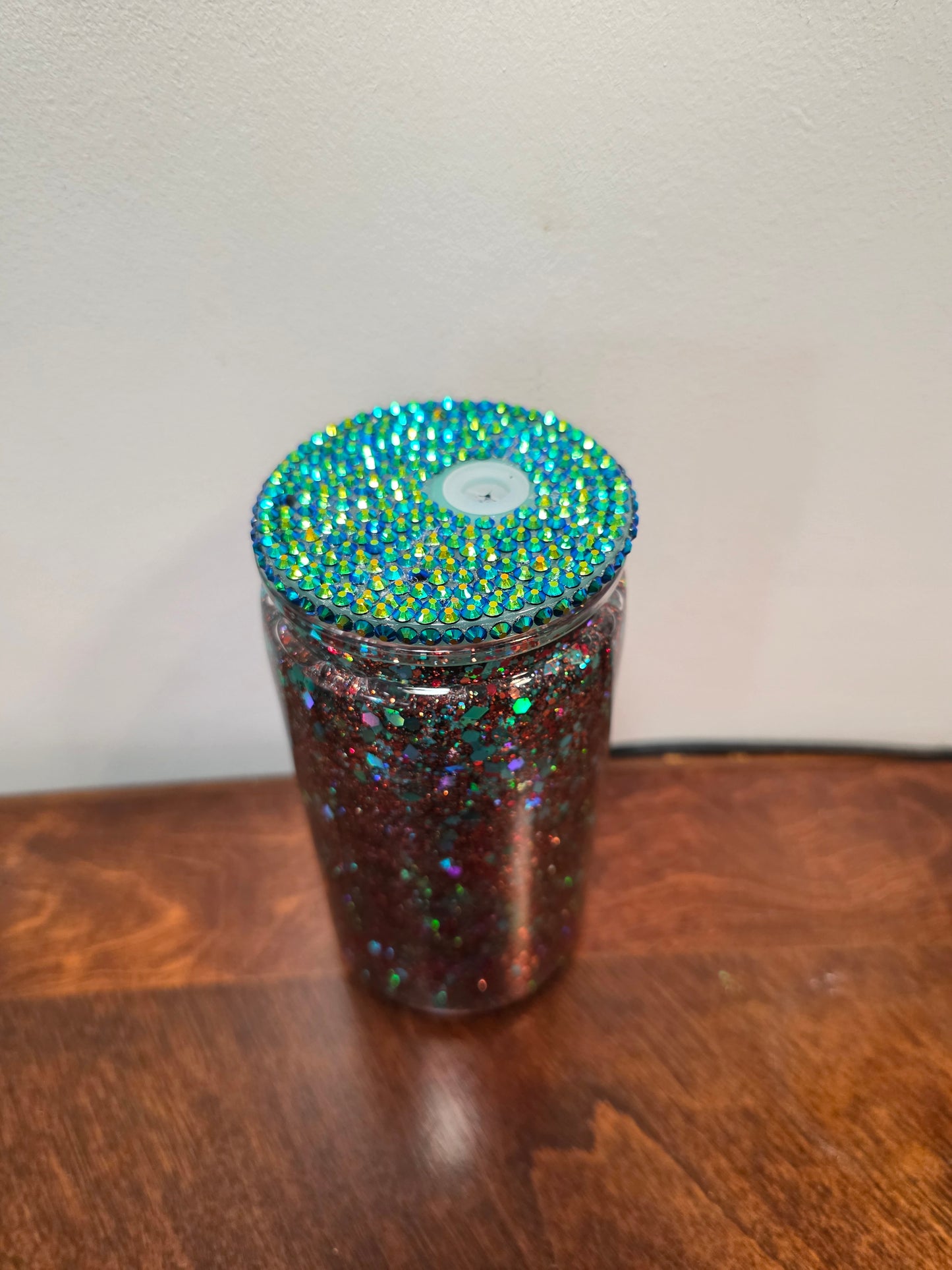 Rust and Turquoise glitter