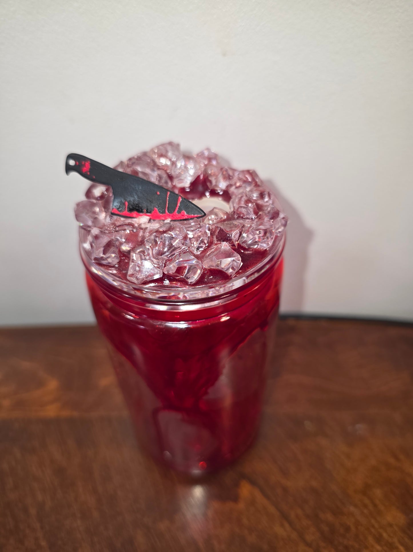 Blood drip horror tumbler