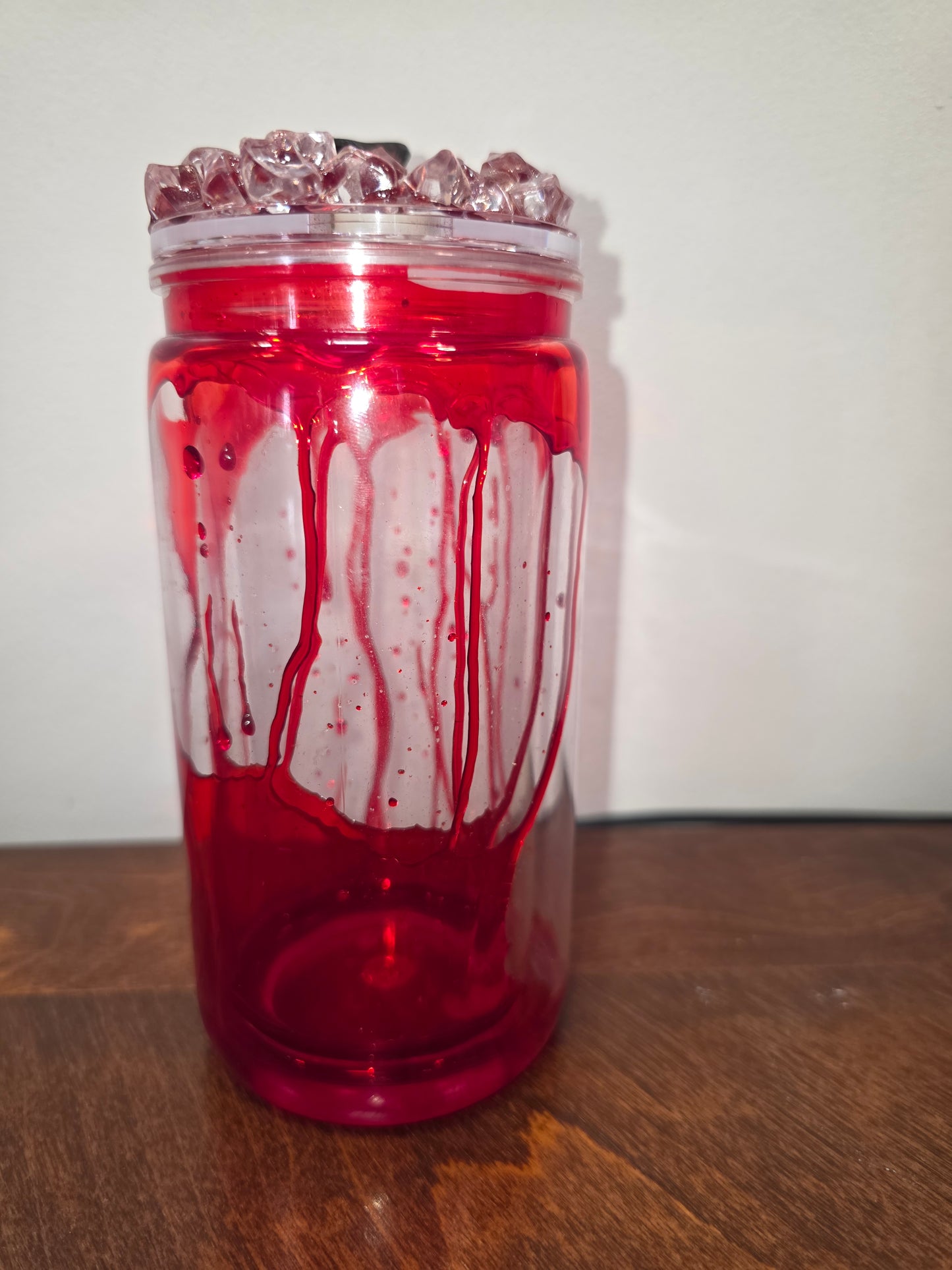 Blood drip horror tumbler