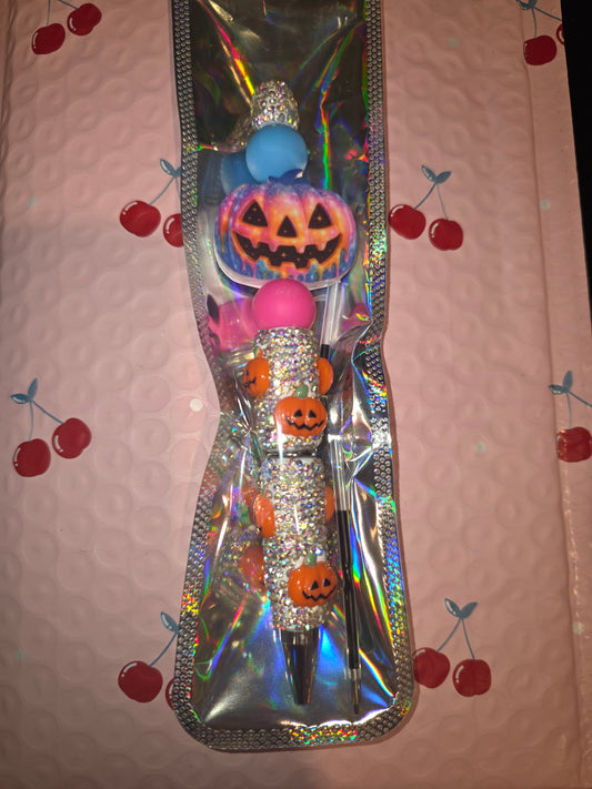 Pumpkin bling pen